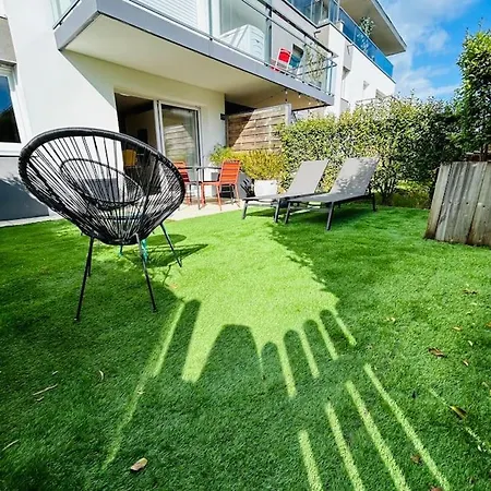 شقة Superbe Au Calme, Jardin & Parking Prive *
